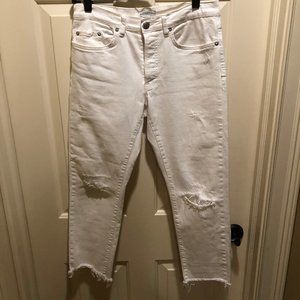 Zara Women White Jeans